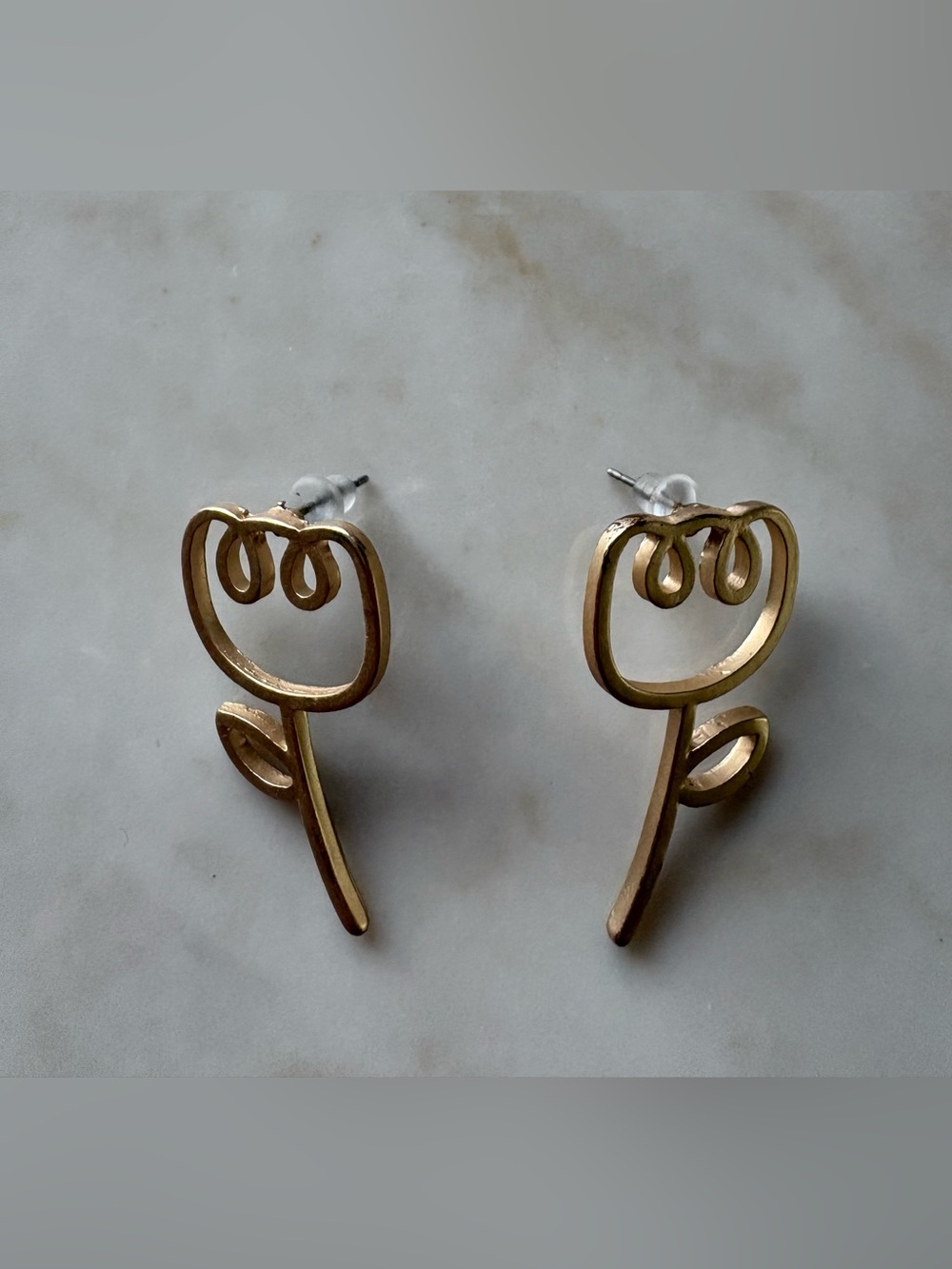 Flower earrings